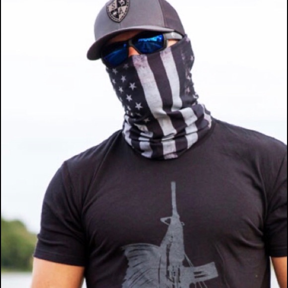 2pack American flag face shield. Tube ban… - Picture 3 of 12